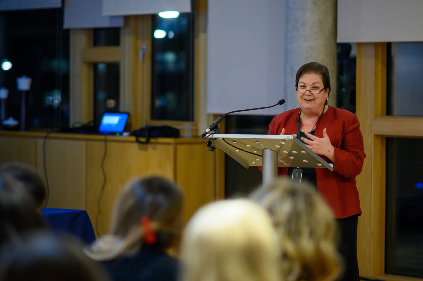 Jackie Baillie, MSP - event sponsor. Photo by Ben Glasgow.