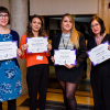 Rhiannon Davies, Megan McEachern, Kirsty Feerick, and Caitlin Logan. Photo by Ben Glasgow.